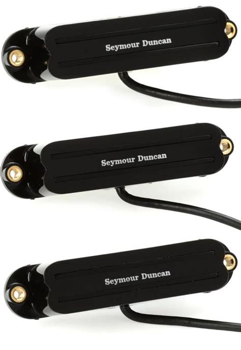 Seymour Duncan Hot Rails Strat Pickup Set Black Sweetwater