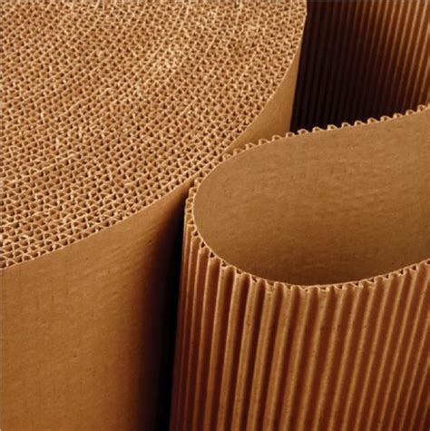 Kraft Light Weight Plain Brown 18 Bf Corrugated Paper Roll 80 120