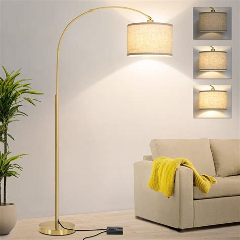 Archiology Arc Floor Lamp Bright Standing Lamp With Unique Hanging