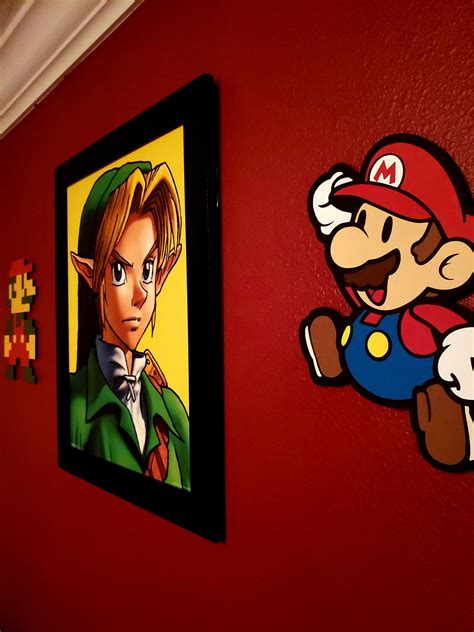 Super Mario 8-bit Wall Art - Etsy