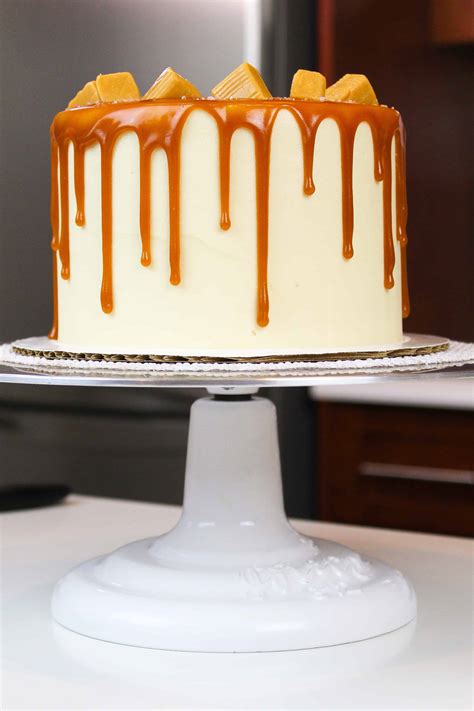 Salted Caramel Layer Cake Delicious From Scratch Recipe