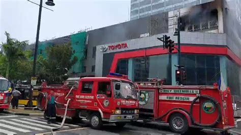 Dzbb Super Radyo On Twitter Fire Update Sunog Sa Gusali Ng Toyota