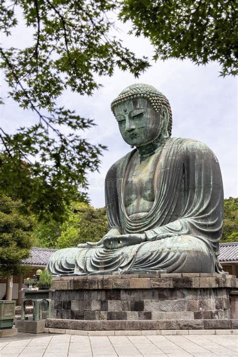 The Great Buddha Statue At Kotokuin Shrine In Kamakura Japan Editorial Photo Image Of