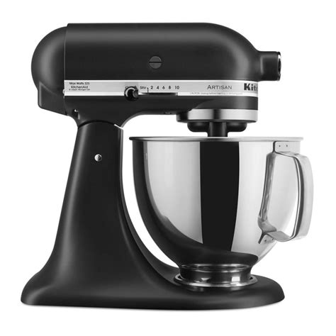 Qt Artisan Stand Mixer Black Matte Kitchenaid Everything Kitchens