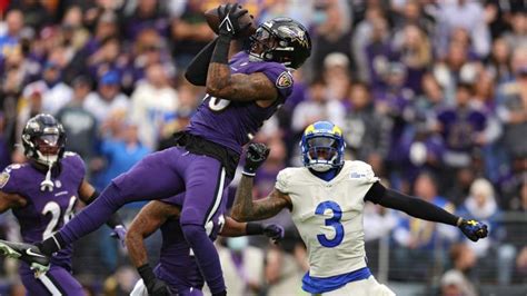 Ravens Safety Gets Back To Back Interceptions Vs Rams Watch