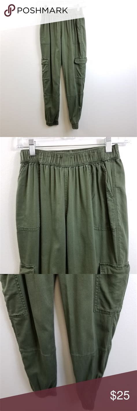 Abercrombie Fitch Jogger Green Cargo Pants Xs Abercrombie Fitch