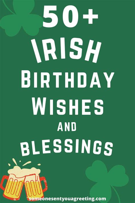 Irish Birthday Wishes And Blessings Someone Sent You A Greeting