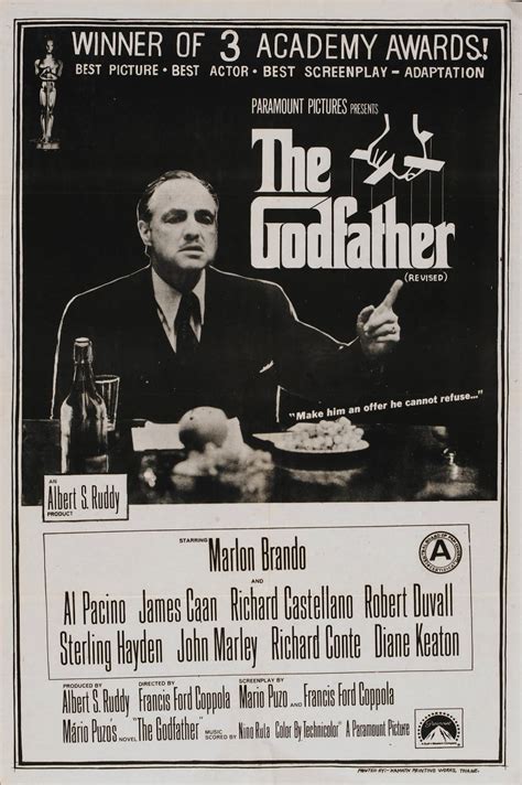 Poster The Godfather 1972 Poster Nașul Poster 21 Din 57