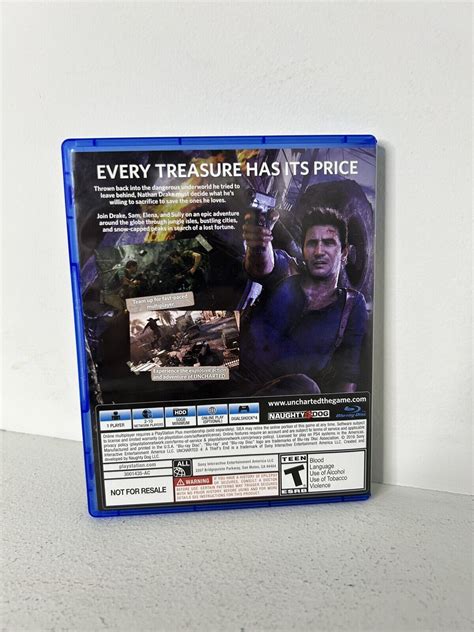 Uncharted 4 A Thiefs End For Playstation 4 Dvd 2016 806315221211