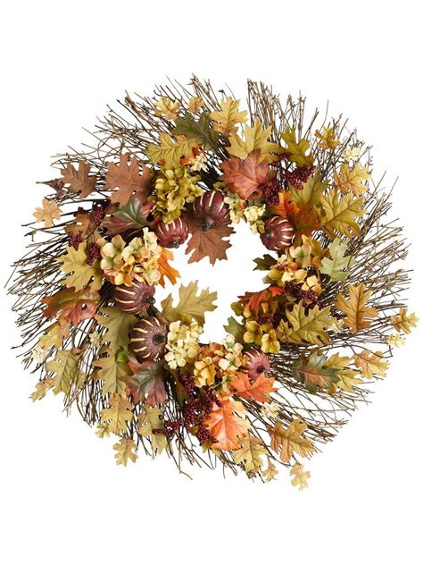 Couronne Automne Feuilles Colorees Guirlande De Feuilles Objet Deco