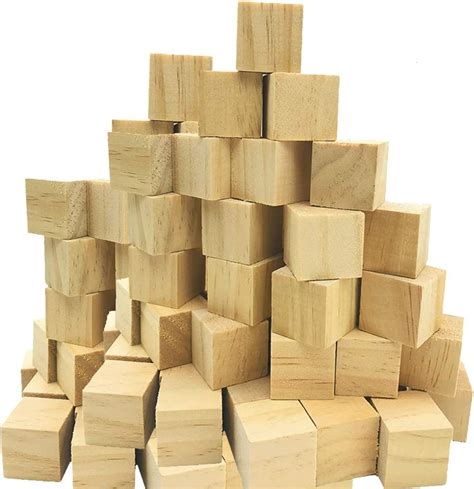 Kurtzy Small Wooden Cubes Pack X X Cm X X