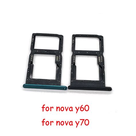 Sim Card Tray For Huawei Nova Y60 Y70 Sim Card Tray Slot Holder Replacement Part Sim Cards