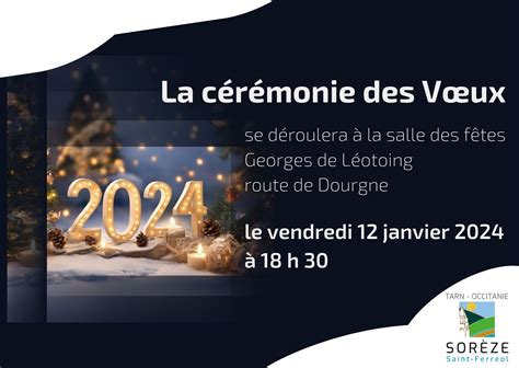 Cérémonie Des Vœux 2024 Ville De Sorèze