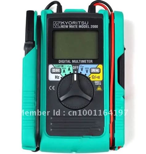 Kyoritsu 2000 Digital Multimeter Acdc Clamp Tester Metermultimeter