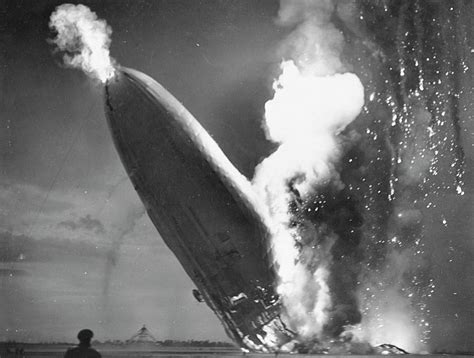 Hindenburg Disaster Photograph by Us Navy