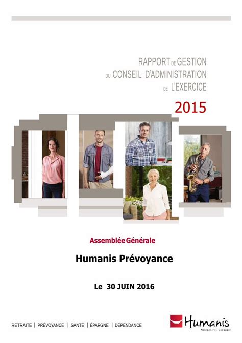 PDF RAPPORT DE GESTION DU CONSEIL Humanis DE GESTION DU