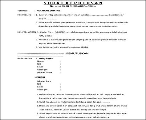 Contoh Surat Permohonan Pribadi Kenaikam Golongan Surat Lamaran Kerja