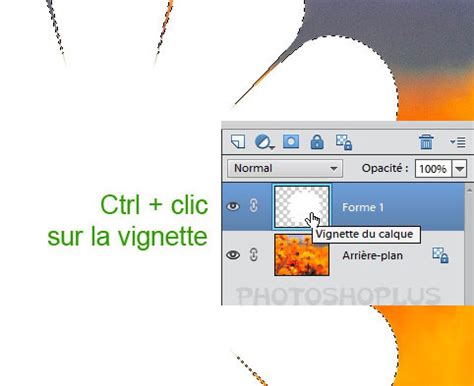 Découper une image avec une forme Photoshoplus