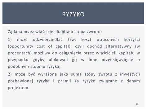 Ocena Projekt W Inwestycyjnych Ppt Pobierz