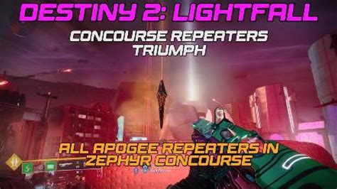 Concourse Repeaters Triumph All Zephyr Concourse Apogee Repeaters