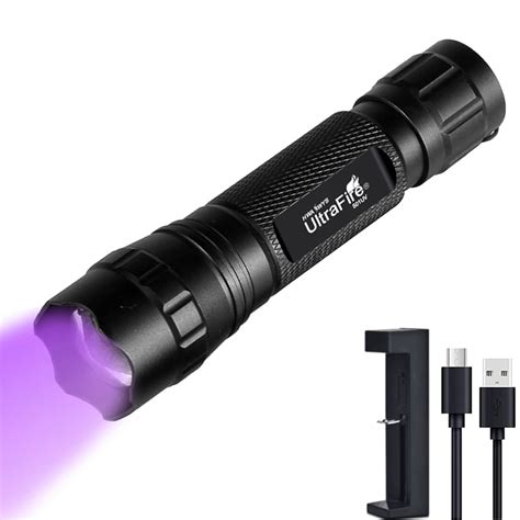 Buy Black Light UV Flashlight UltraFire LED 395nm Ultraviolet