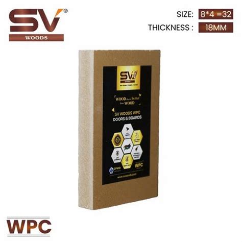 Sv Pro Wpc Board Mm Thickness For Furniture Size Sq Ft X