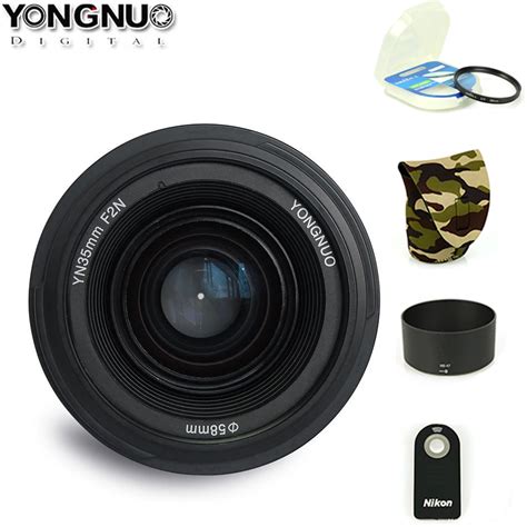 YONGNUO YN35mm F2.0 Wide angle AF/MF Fixed Focus Lens for Nikon F Mount ...