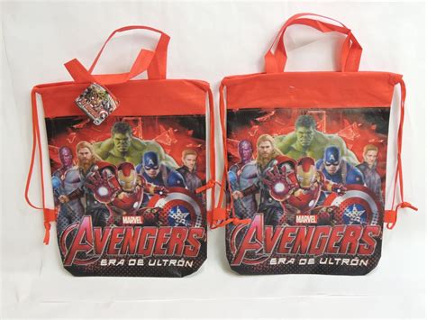 Avengers Dulceros Bolsas Fiestas Recuerdos Era De Ultron