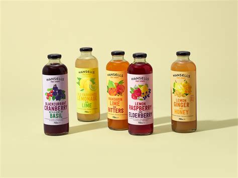 Hansells Fruit Syrups Packaging Of The World