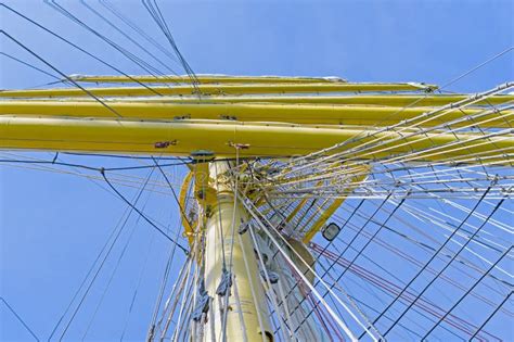 The Sailboat Mast Stock Photo Image Of Boat Galleon 132520992