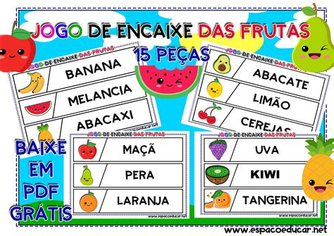 Poesia Das Frutas Educação Infantil