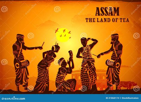 Culture Of Assam Stock Illustration Illustration Of Nature 41868174