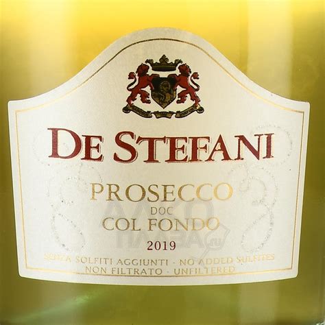 De Stefani Prosecco Doc Col Fondo