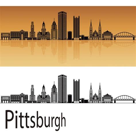 139 Pittsburgh skyline vector Vector Images, Pittsburgh skyline vector Illustrations | Depositphotos