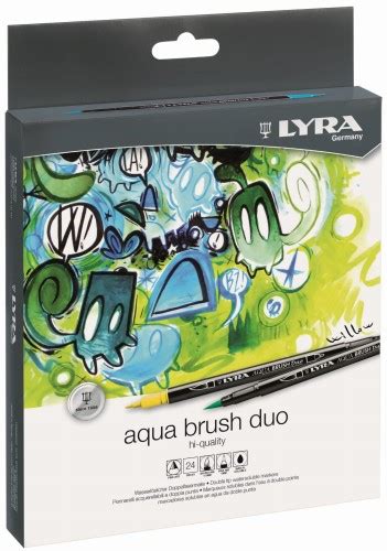 Lyra Pisaki Markery Dwustronne Aqua Brush Kolory Fox Market