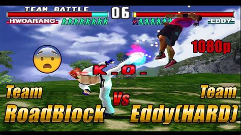 Lost By Team Eddy HARD Team Battle Mode TEKKEN 3 鉄拳3 in 1080P