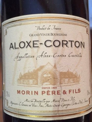 Morin Pere Fils Aloxe Corton Vivino Canada