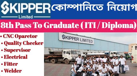 Skipper Limited Company Job L Skipper Company Job Vacancy In Howrah L