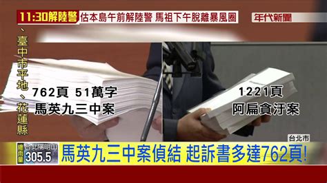 馬英九三中案偵結 法界 恐判10年徒刑 Youtube