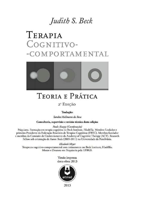 Solution Judith Beck Terapia Cognitivo Comportamental Teoria E Pratica