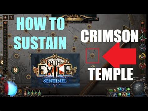 Path Of Exile How To Sustain Crimson Temple Map For The Apothecary In