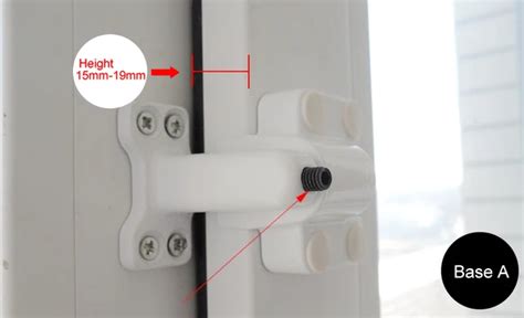 Casement window locks, White, easy to install,aluminum/steel/security ...