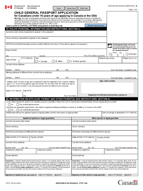 Canadian Passport Application Pdf Fill Out And Sign Online Dochub