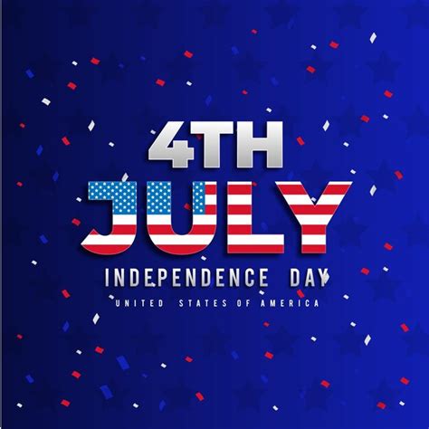 Premium Vector Happy 4th Of July American Independence Day Square