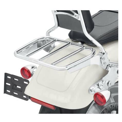 Sport Luggage Rack For HoldFast Sissy Bar Uprights Chrome Harley