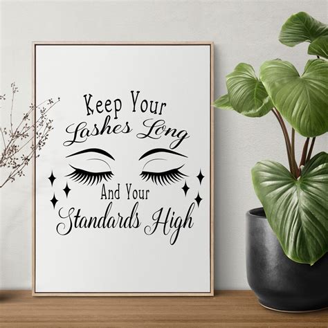 Eyelashes Printables Eye Lashes Prints Esthetician Décor Eyelashes