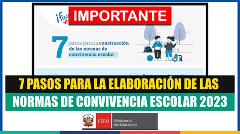 IMPORTANTE MINEDU publica los 7 PASOS PARA LA ELABORACIÓN y el