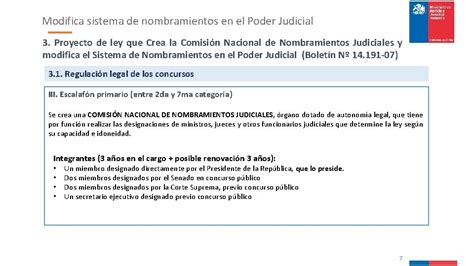 Reforma Constitucional Que Modifica El Sistema De Nombramientos