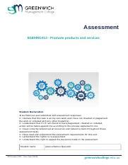 Bsbmkg Task Docx Assessment Bsbmkg Promote Products And