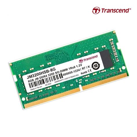 Transcend 4GB DDR4 3200 Notebook RAM